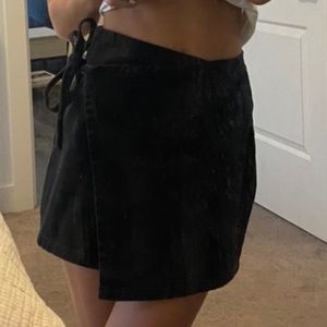Black mini skirt wrap urban outfitters